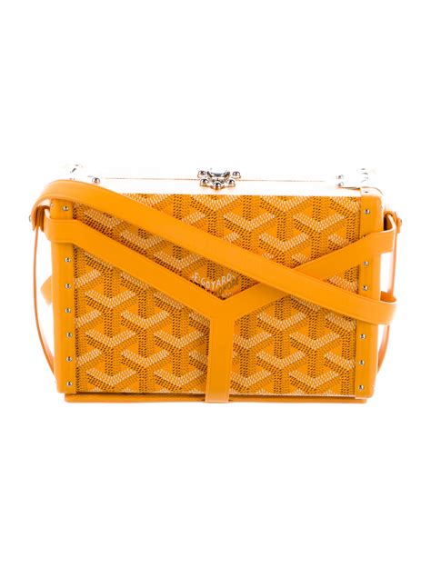 goyard miniature trunk|Goyard trunk bag price list.